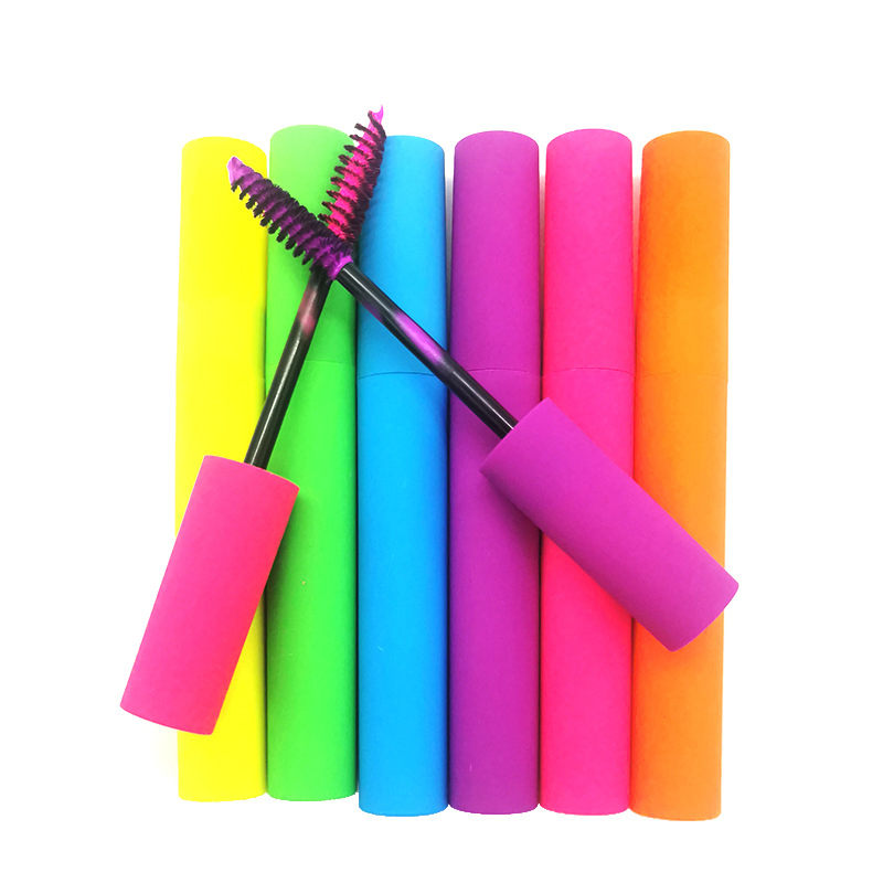 6 Color Mascara Custom Logo Packaging Waterproof Natural Long Roll up Eye Makeup