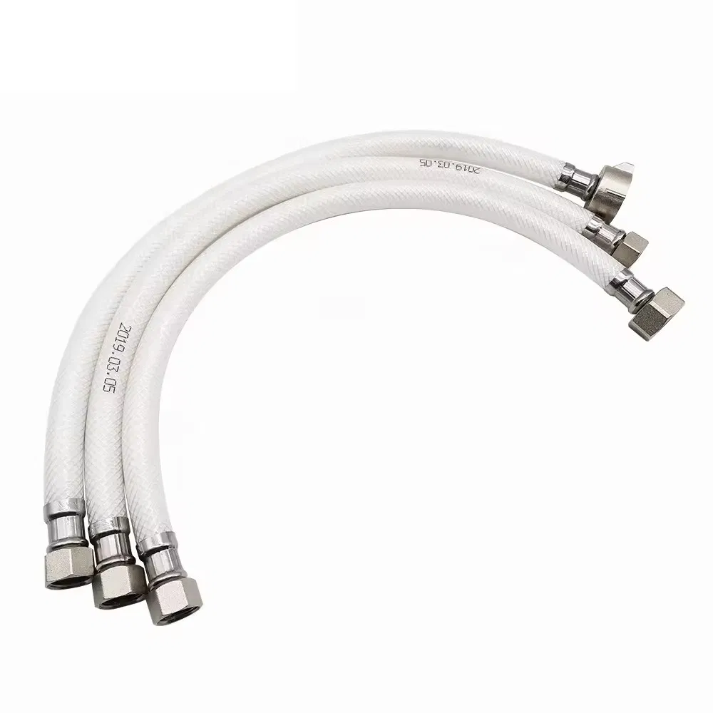 White PVC Toilet Connector Hose Pipe