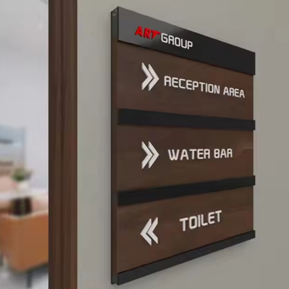House Room Door Name Plate Metal Apartment Hotel Door Number Sign