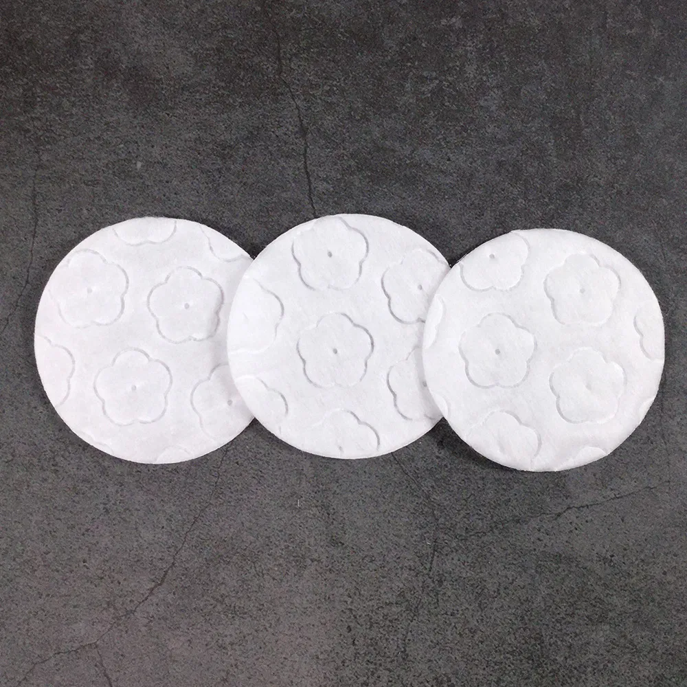 Face Makeup Remove Circular Organic Cotton Pad Custom Round Facial Skin Care Pads Cosmetic Tool