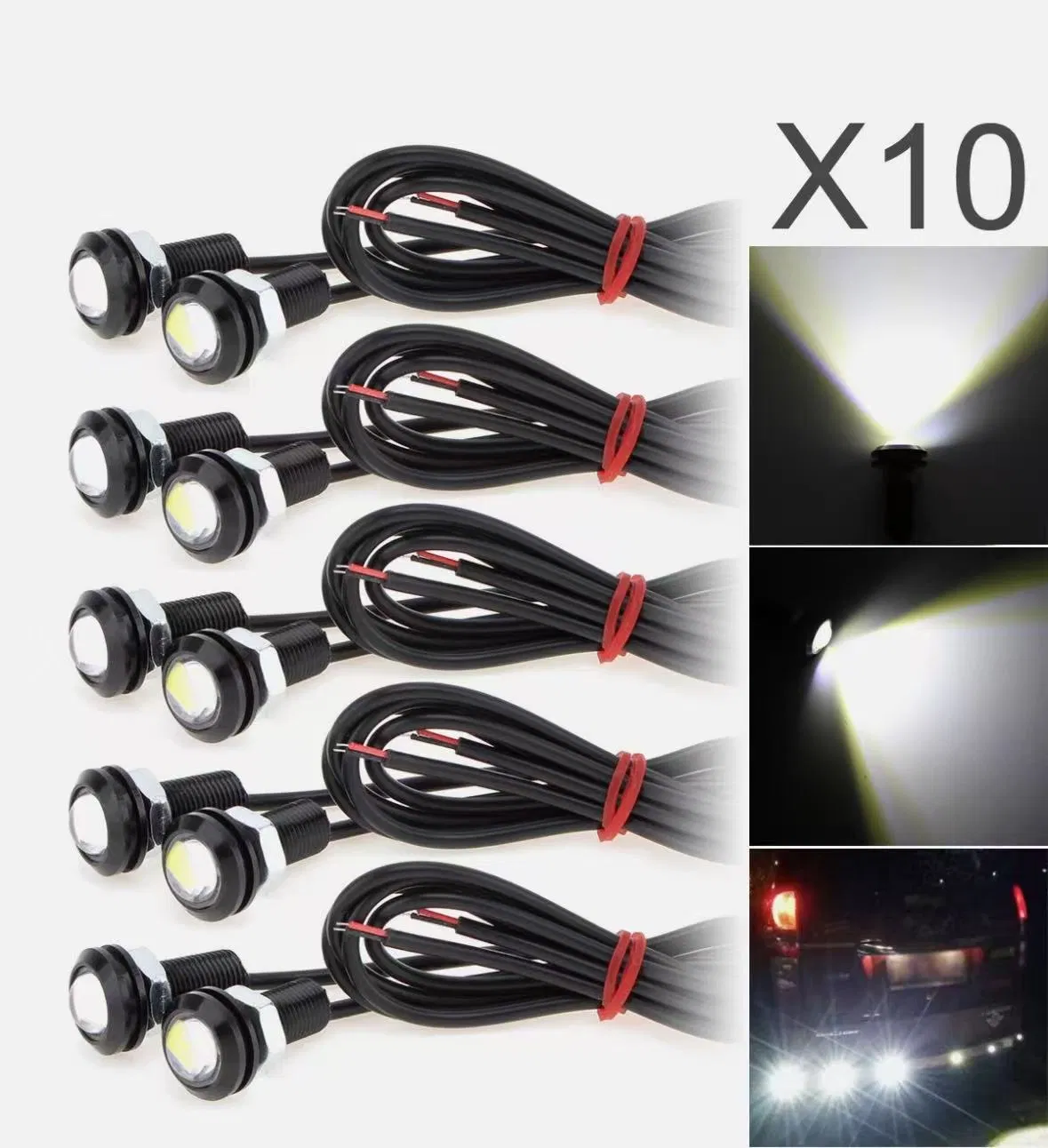 Водонепроницаемые светодиодные лампы Eagle Eye 18мм DC12V