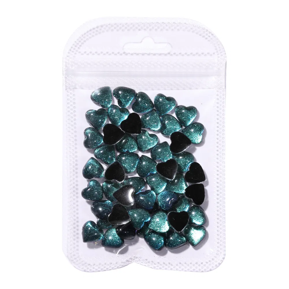 2024 New Material of Love Shaped Nail Decoration