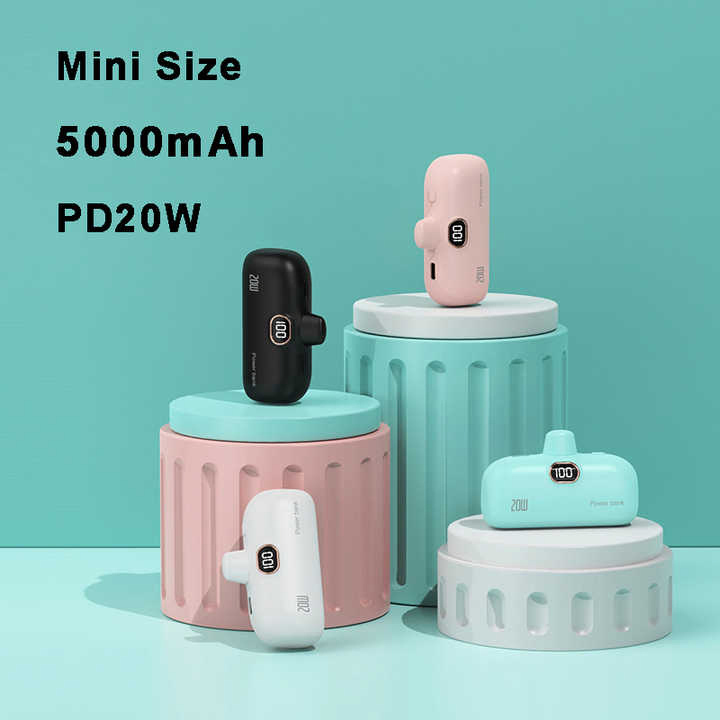 Mini Emergency Capsule Power Banks 5000mAh for Universal Phone