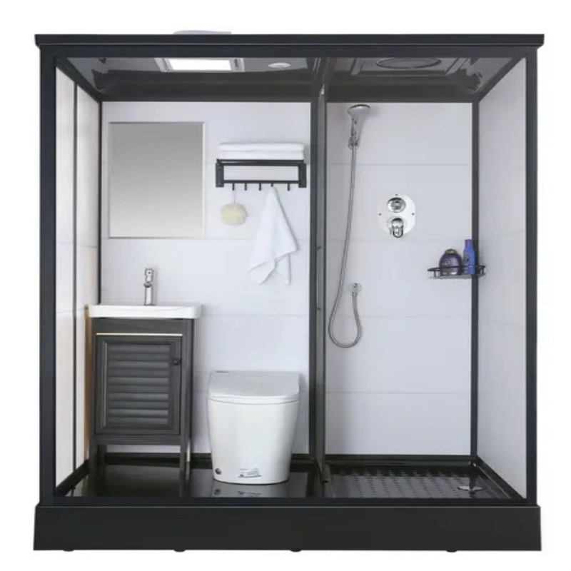 Glass Shhower Cabin Prefab Toilet Bathroom Factory Direct Sale