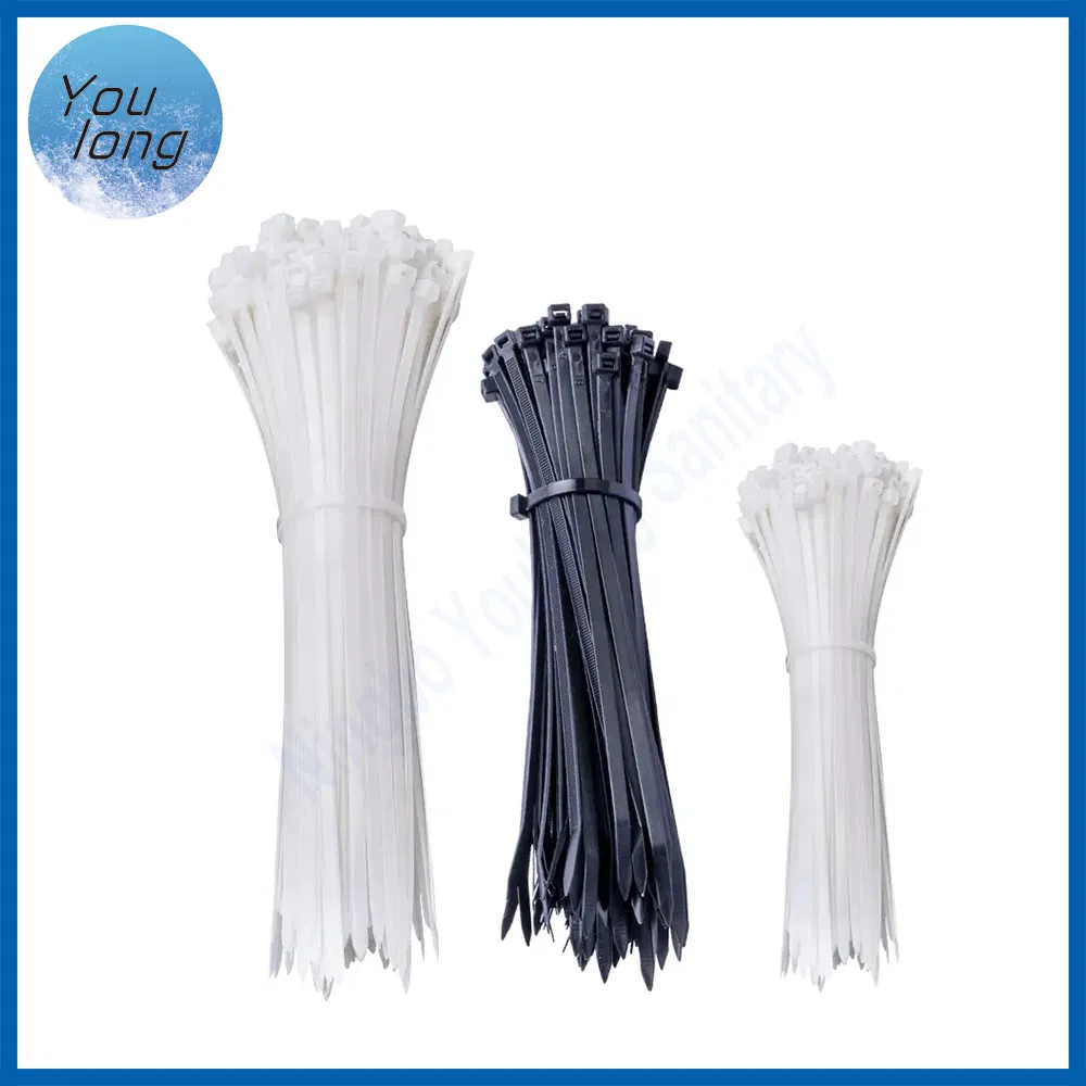 Colorful Self-Locking Rubber Tension Tool Flexible PVC Nylon Cable Ties