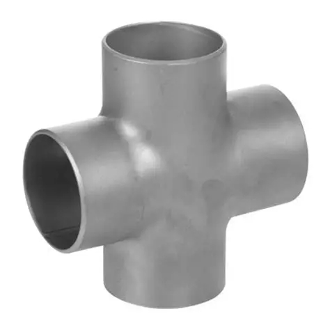 Wholesale Stainless Steel Cross 304 Sch40 ASME Butt-Welding Straight Equal Pipe Cross