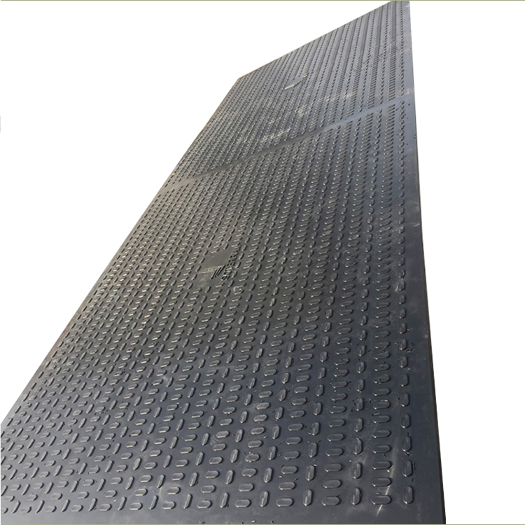 in Stock Heavy-Duty Embossed Nonslip UHMWPE HDPE Sheetground Protection Temporary Construction Road Mats