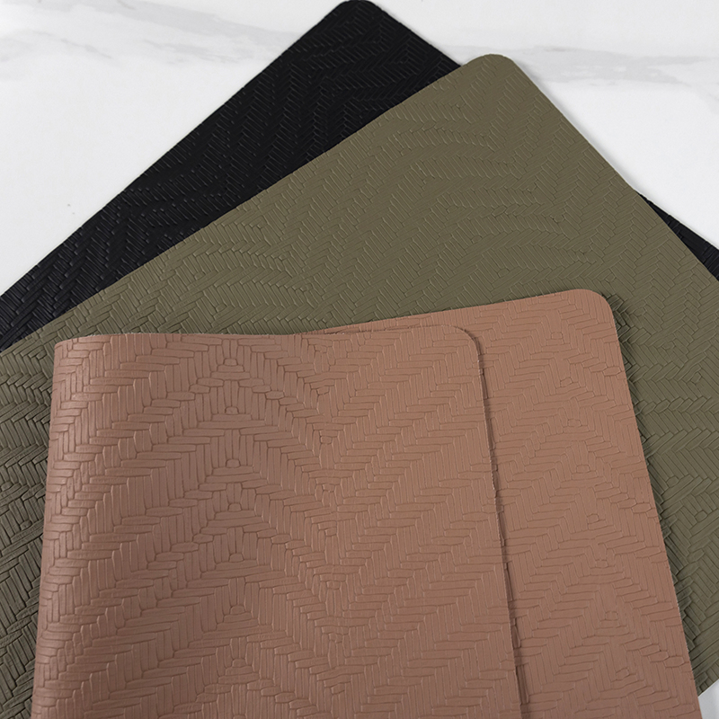 Waterproof Placemat Square Double-Sided Leather Creative Pacemat