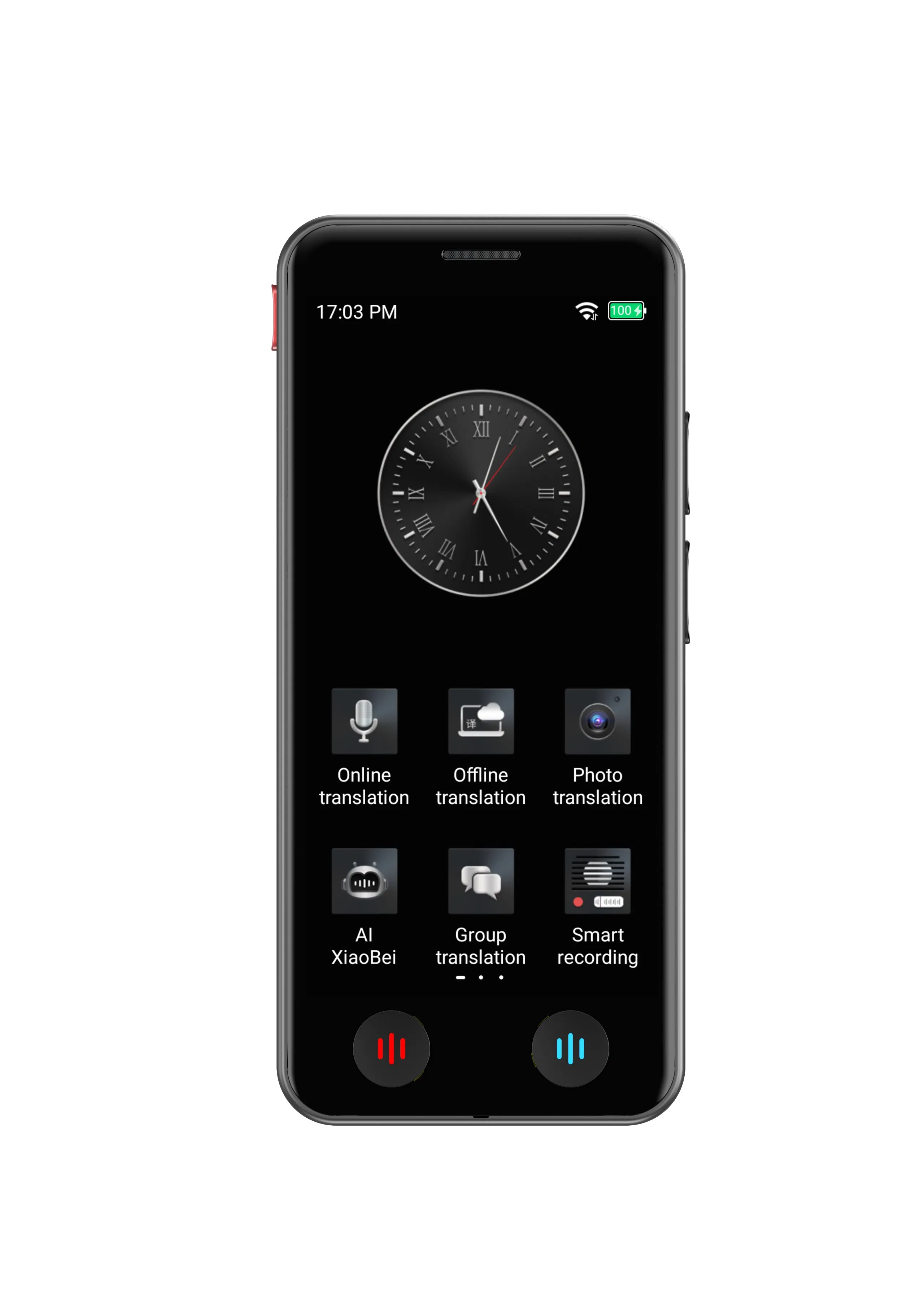 Portable A40lite Voice Translator Device with Real-Time Language Support