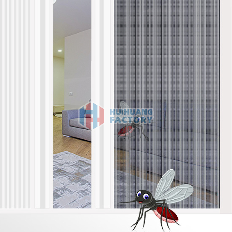 Sunshade and Mosquito Net Screen Window/Door with Pleated Mesh Blackout Honeycomb