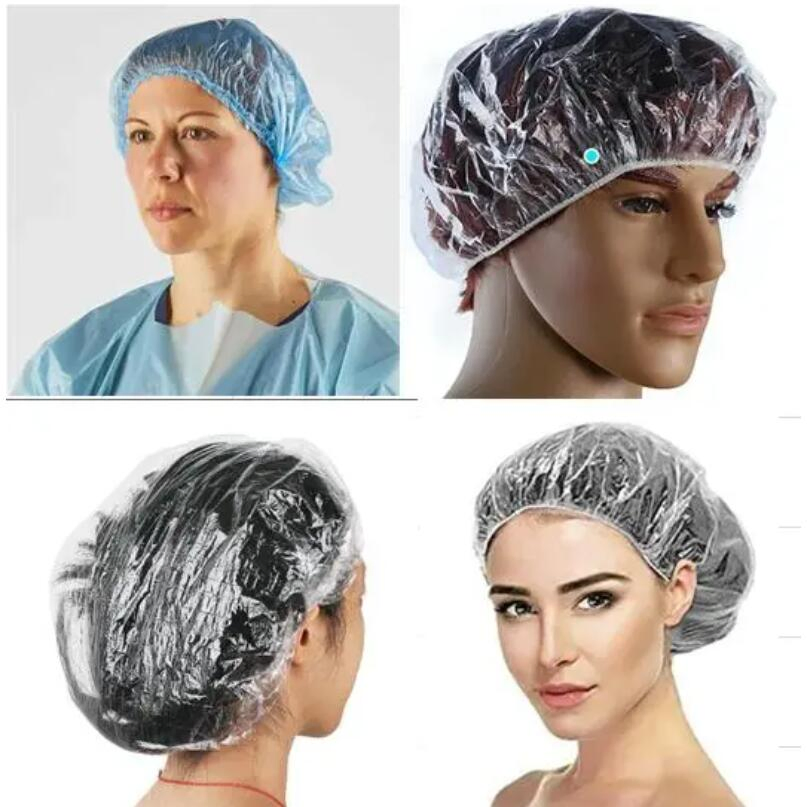 High Quality Disposable Clear LDPE HDPE Plastic Shower Caps