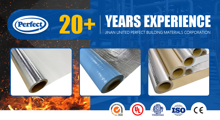 Excellent Fire Resistant Thermal Barrier Foil Aluminum Thermal Reflective Foil Insulation