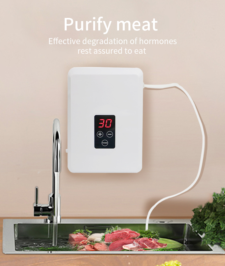 Ozone Sterilizing Disinfection Washing Food Fruit Vegetable Cleaner/Washer/Purifier