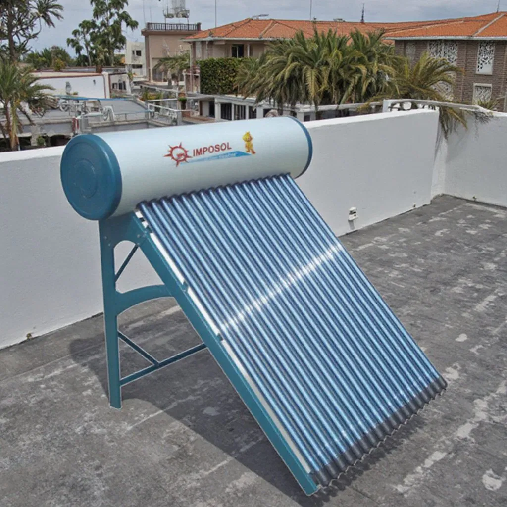 Солнечный водонагреватель Imposol 150 л с вакуумными трубками