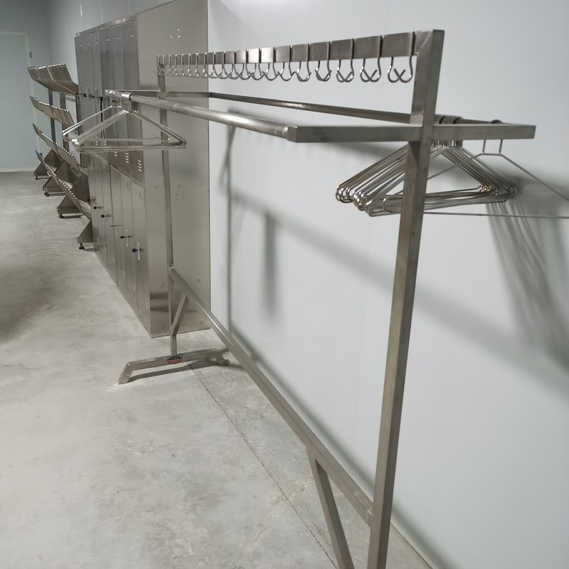 Durable Industrial-Grade Stainless Steel Multi-Functional Clothing Rack