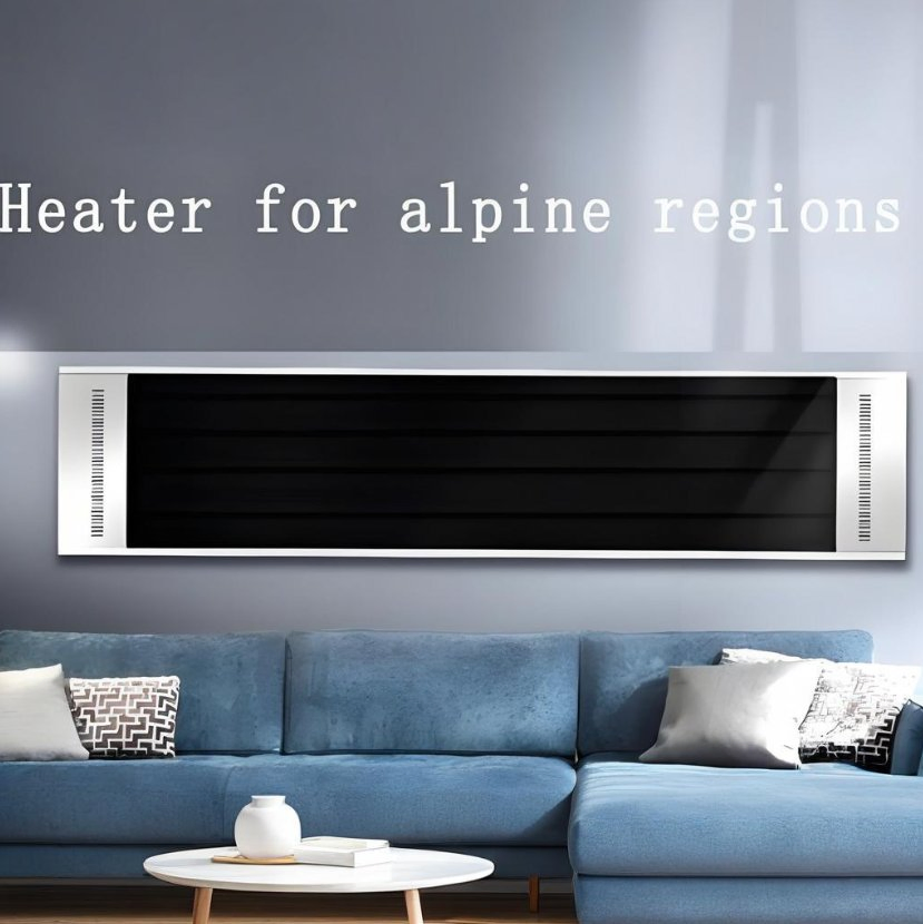 OEM 4000W Wall Mounted Electric Infrared Heater with Remote Control Panel Calefactor