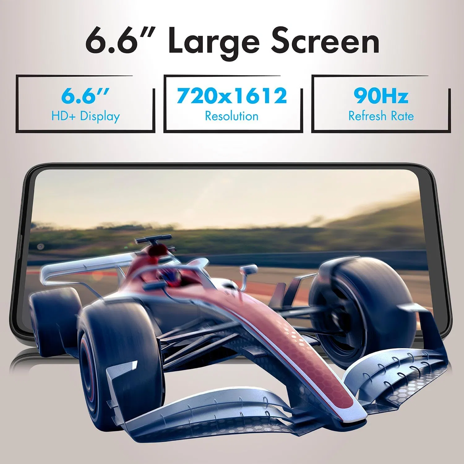 Смартфон 5G с двумя SIM-картами, 6.6 дюймов, 8/128 ГБ