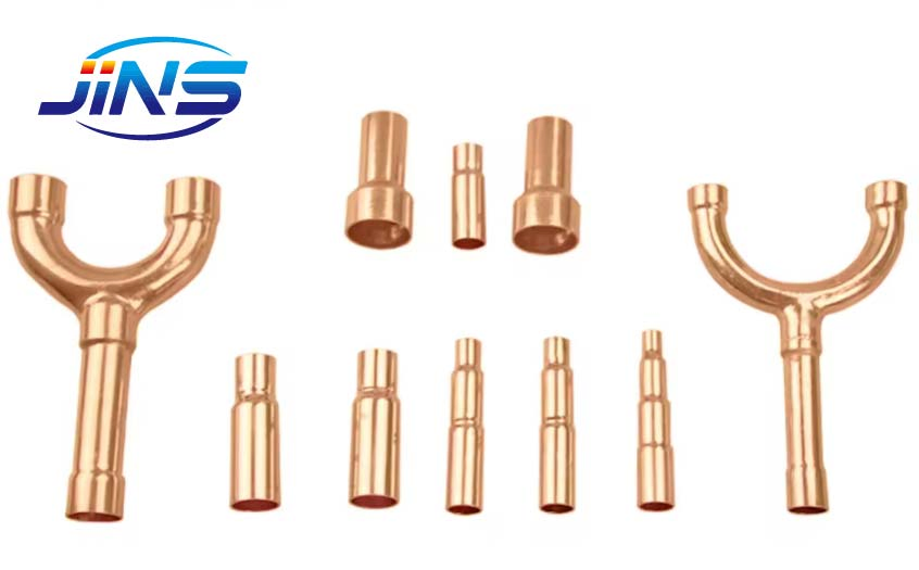 1/2" X 3/4" Precision Welding NSF-61 Copper Manifold with Brass Push Fit Ball Valve