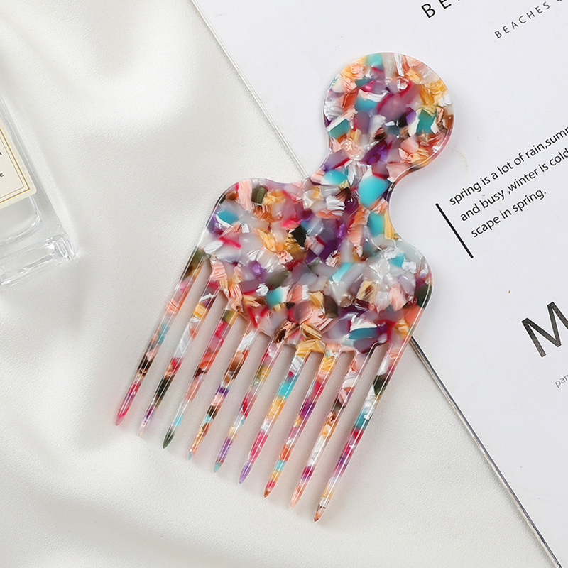 Расческа-вилка для кудрявых волос, 4 мм, ацетат