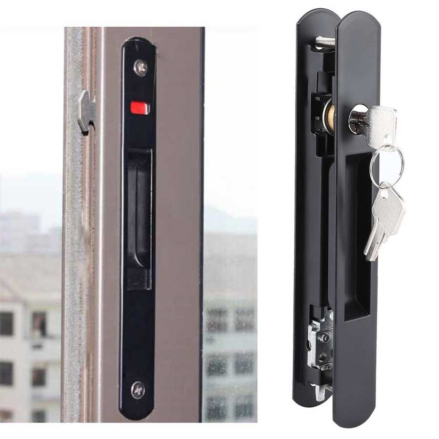 Door Inside Latch Door Flush Tower Bolt Sliding Lock for Door Window