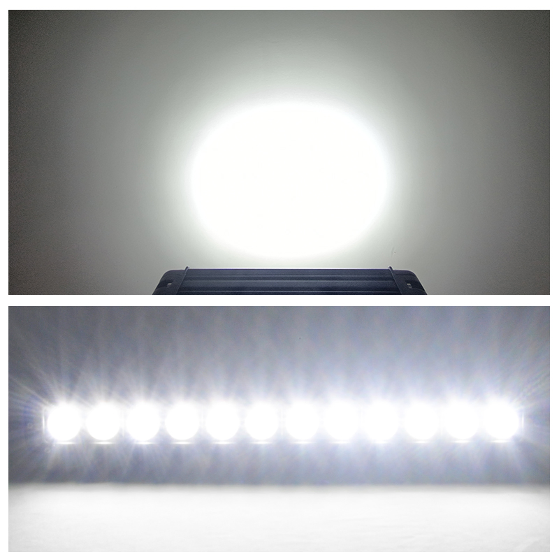 8-Inch Energy-Efficient Single Row Waterproof LED Light Bar