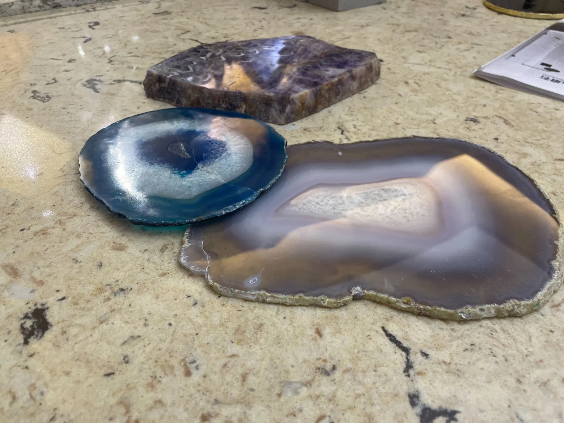Chinese Factory Hot Sale Natural Agate Stones Wholesale Semi Precious Stone Slab Support Customization