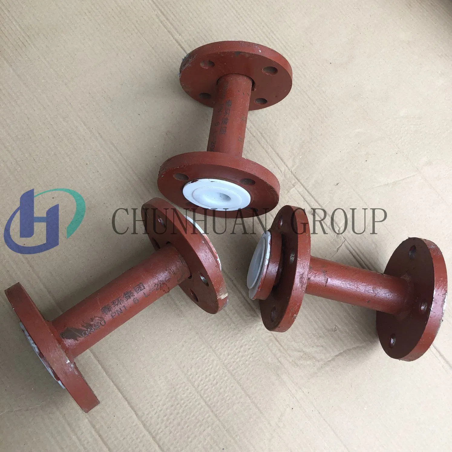 PTFE/PFA Lined Pipe and Fitting Equal Tee for Chemical Industry