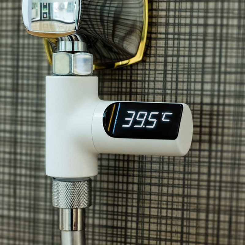 LCD Temperature Display Valve for Precise Shower Water Temperature Monitoring