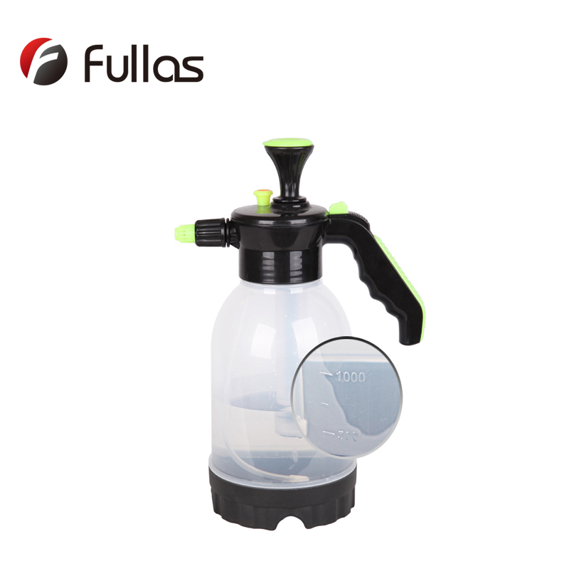 FLS-SP007 1.5L/2L Garden Hand Pump Pressure Fine Mist Water Sprayer With Transparent Plastic Bottle