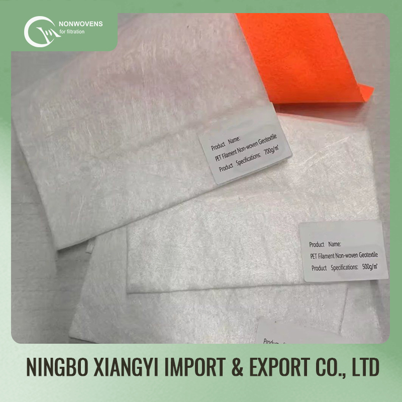 Pet Filament Geotextile Spunbonded Needled Non Woven Geotextile Fabric Geotextile