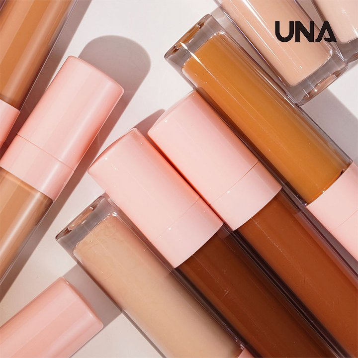 Dark Skin Private Label Cosmetic Makeup Conceal Face Full Coverage Pink Waterproof Vegan Organic Liquid Concealer