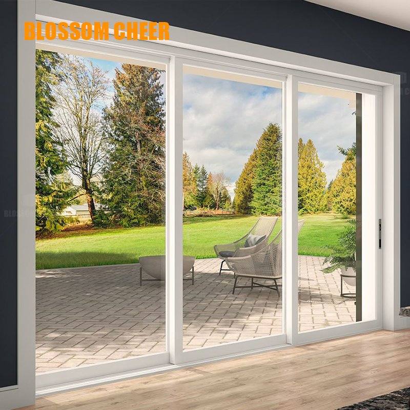 Elegant Panoramic Aluminum Sliding Glass Door for Interiors