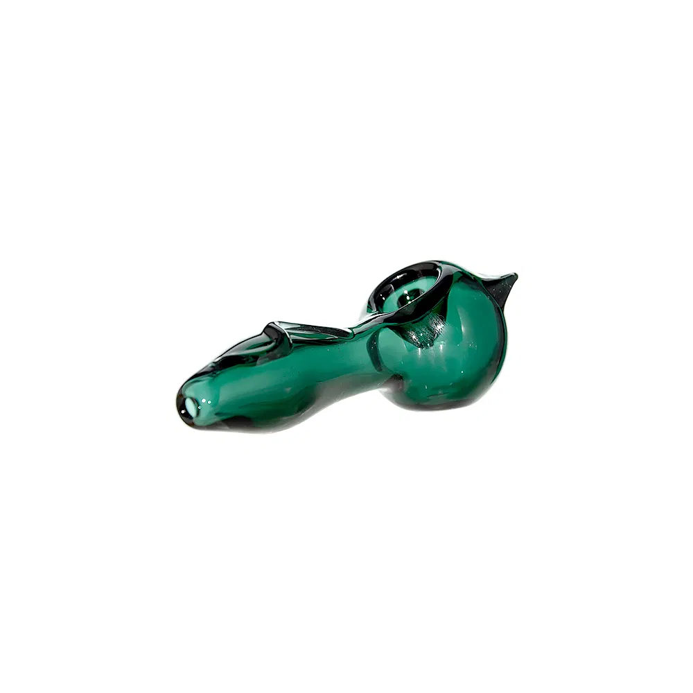 Creative Cat Design Glass Hand Pipe Dry Spoon Pipe for Smoking