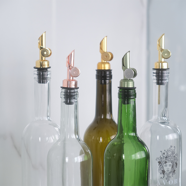 Ready to Ship Premium Bar Accessories Wine Opener Wine Pourer Stainless Steel Speed Pourer Bottle Pourer with Tapered Spout