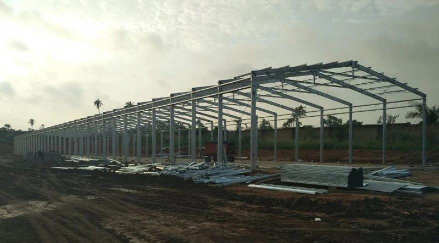 Light Metal Livestock Farm House Prefabricated Steel Frame Shed Barn Stable