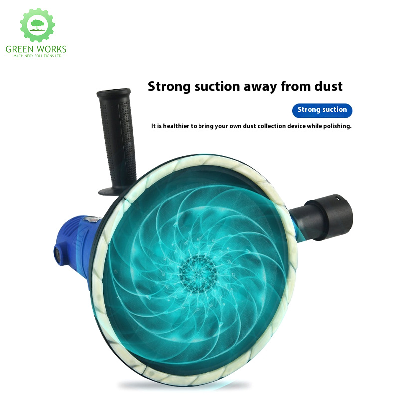 Electric Power Corded Random Orbital Sander with Dust Bag for Woodworking Wall Metal Hand Hold Orbit Sander