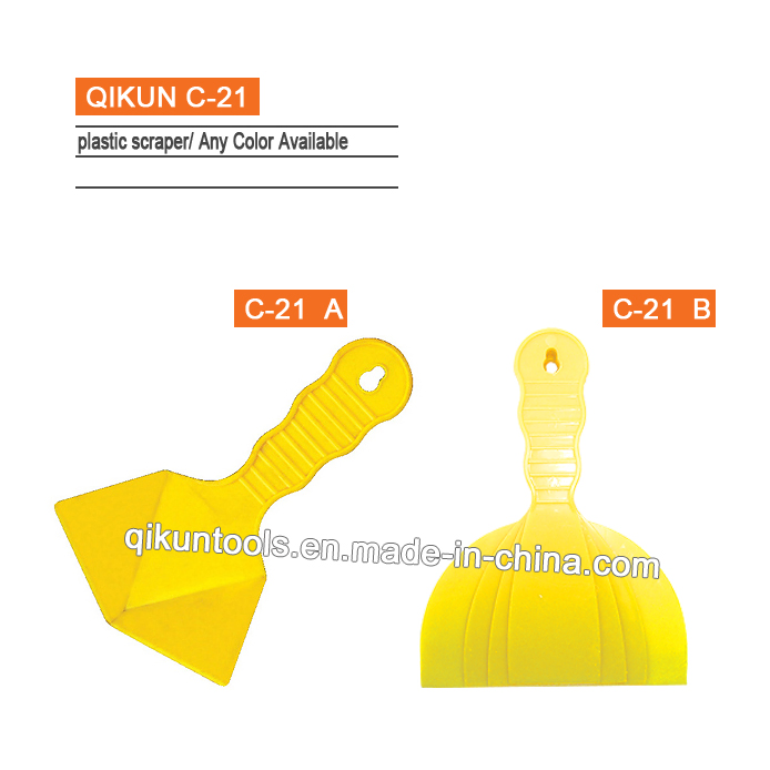 C-18 Construction Decoration Paint Hardware Hand Tools Plastic Handle Carbon Steel Mirror Polished Scraper