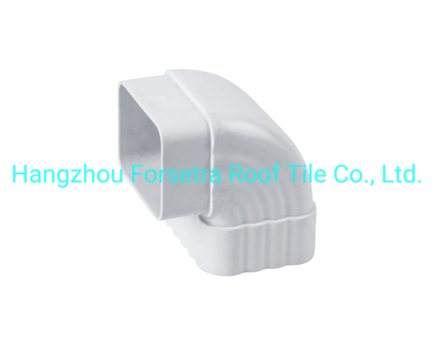 Downspout Gutter Elbows Choose From 30 Degree, 45 Degree, 75 Degree 90 Degree (90 degree, Style B, 3X4, Low Gloss White)