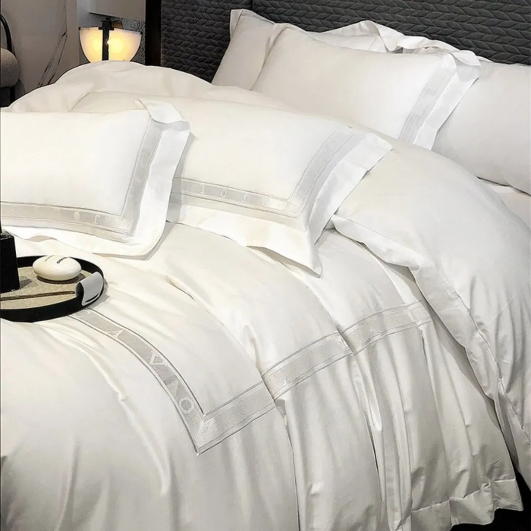 Cotton King Size Nantong Home Textile Cotton Fabric Flat Sheet Bedding Set