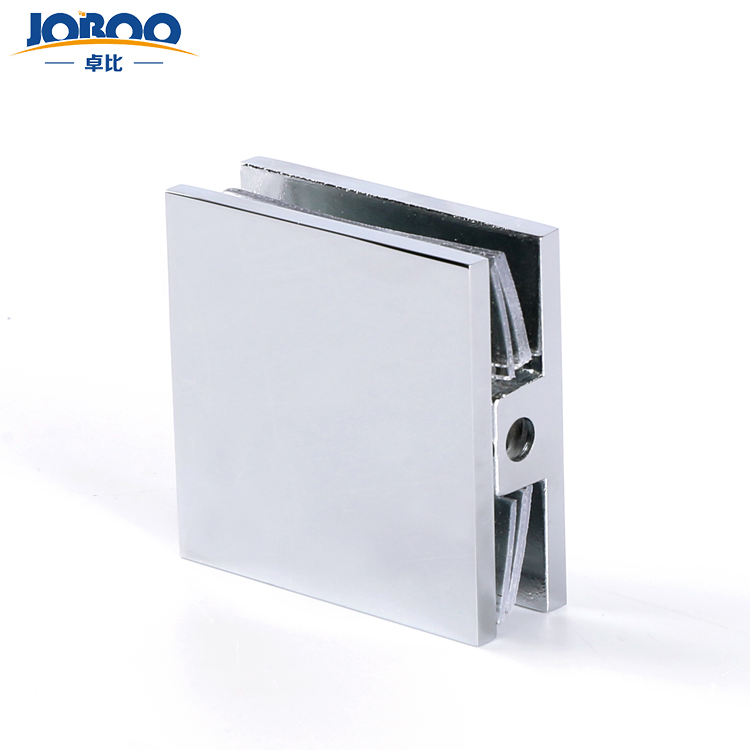 90 Degree Square Wall to Glass Clamp Shower Screen