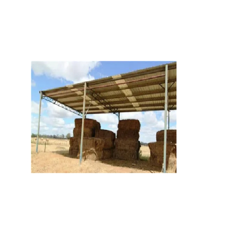 Poultry Steel Structure Prefabricated Farm Warehouse Kennel Hay Shed
