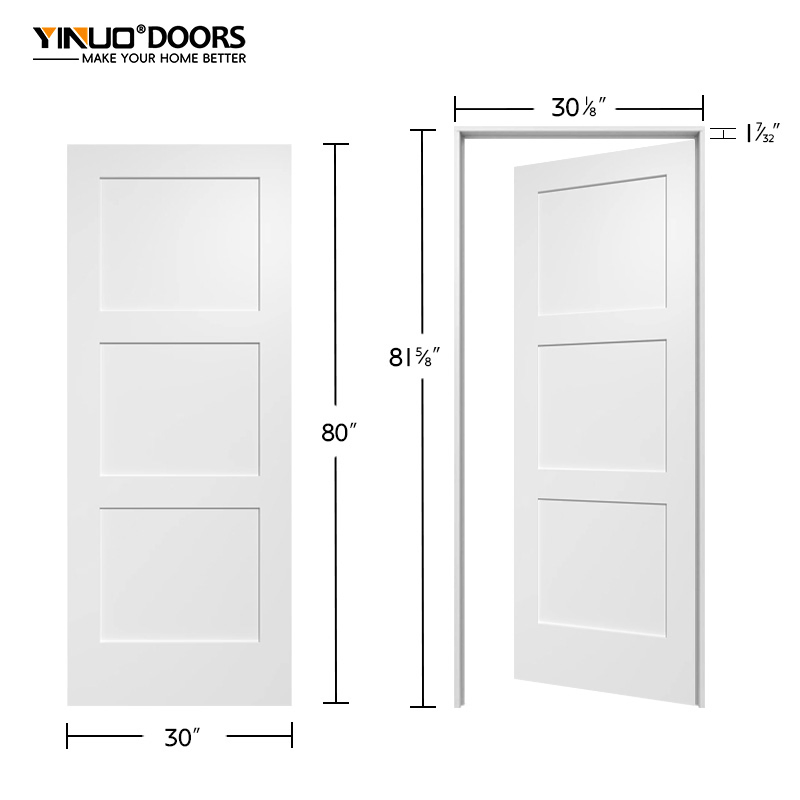 Villa Entrance Solid Wood Door with Side Lite Grand Design