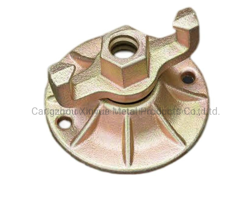 Concrete Formwork Nut Forged Galvanized Casted Casting Ductile Iron Wing Nut Swivel Nut Anchor Nut Tie Rod Nut Square Round Nut/Scaffold Formwork Accessories