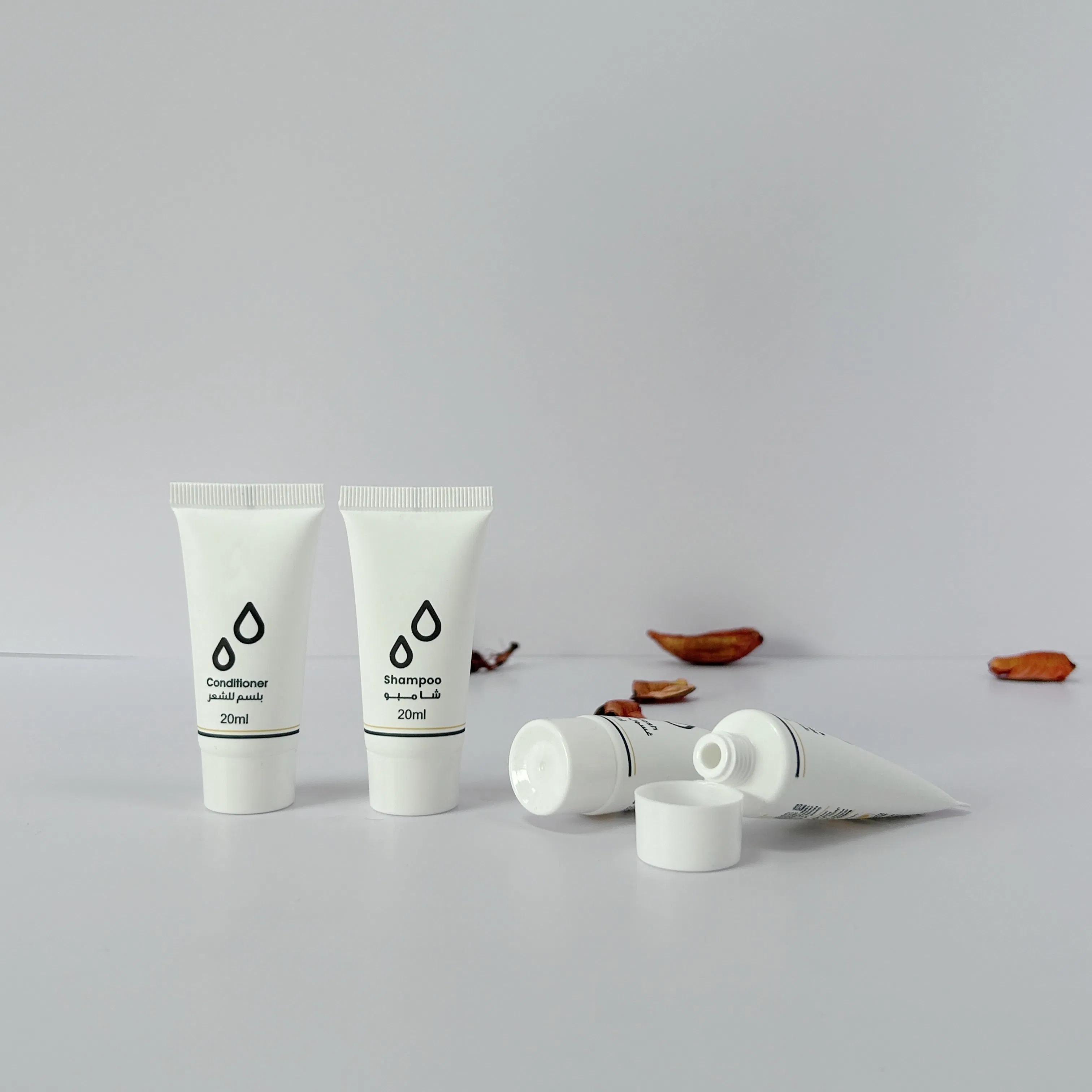 Cosmetic Tube with Screw Flip Top for Shampoo Bath Gel Eco Friendly Biodegradable Hotel Supplies Bathroom