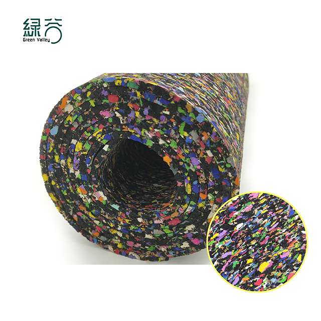 Recycled Rubber Acoustic Carpet Soundproof Rubber Foam Underlay Noise Proof Floor