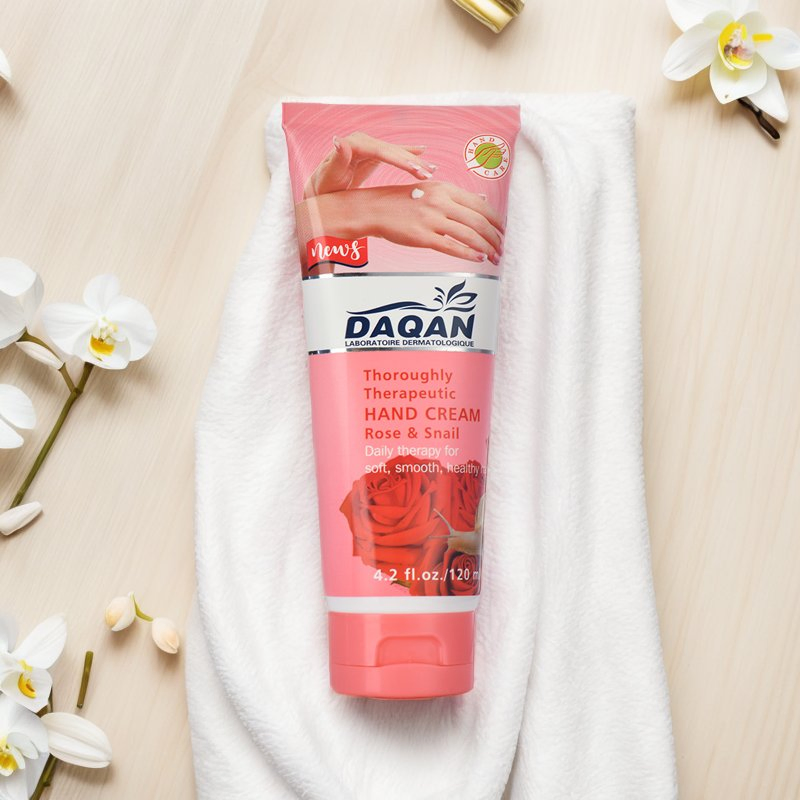 Wholesale Rose Fragrance Snail Hand Cream Nourishing Hand Care Moisturizer