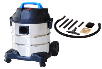 807-25L 1400W Metal Tank Water Dust Vacuum Cleaner with Socket