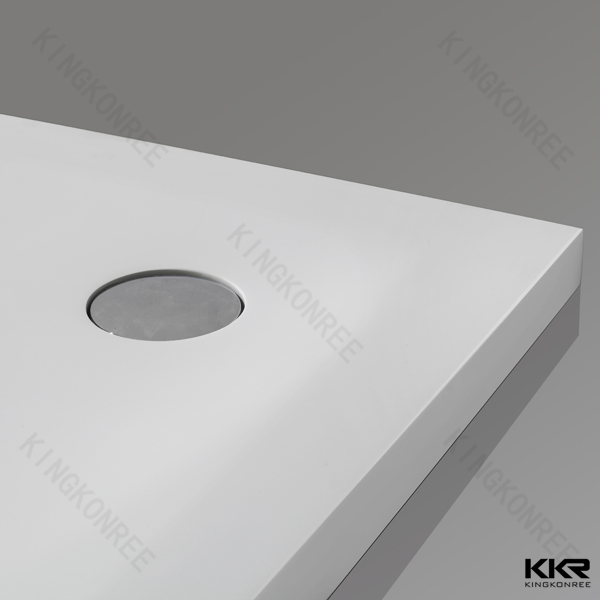 Modern Family Bathroom Solid Surface Stone Resin Shower Tray in High Quality