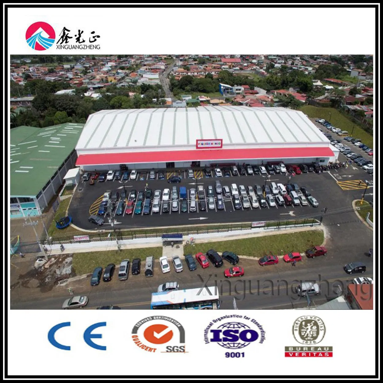 Prefab Customized Prefabricated Steel Structure Shopping Mall Construction Building