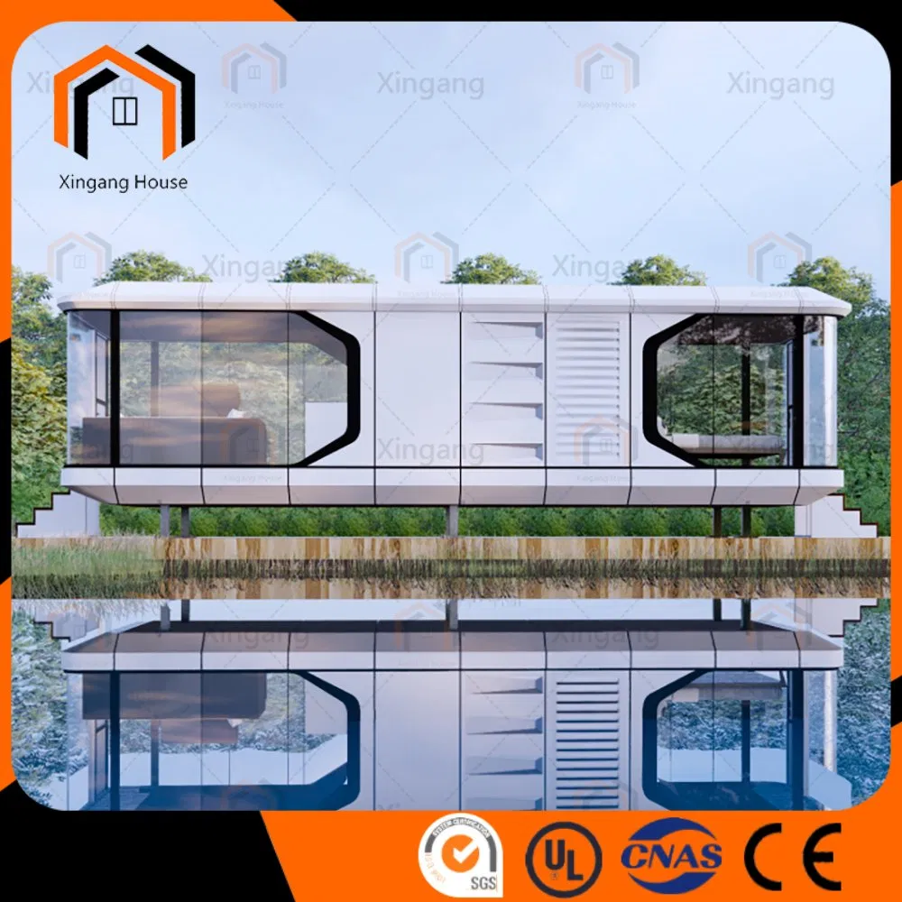 High-Strength Prefab Container Portable Modular Space Capsule House with Kitchen